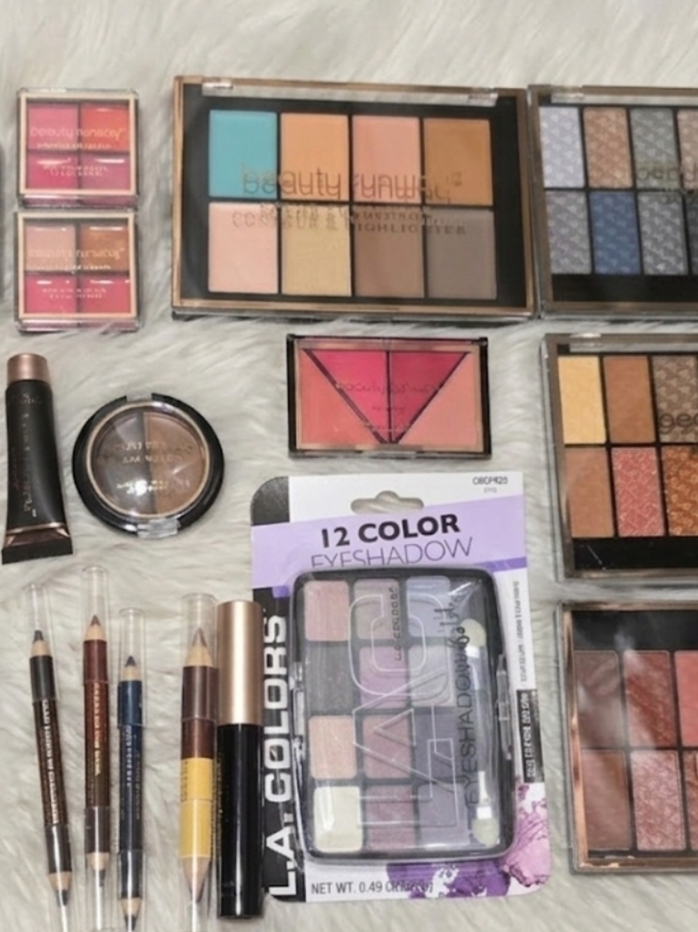 Beauty Vanity 12-Color Eyeshadow Palette - Multi Pink/Brown